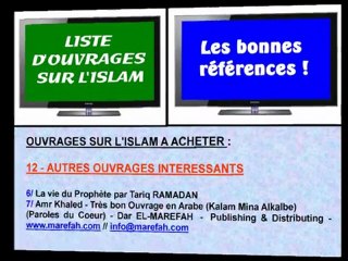 Liste d'Ouvrages sur l'Islam - 4/4