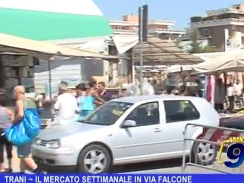 TRANI | Il mercato settimanale in via Falcone