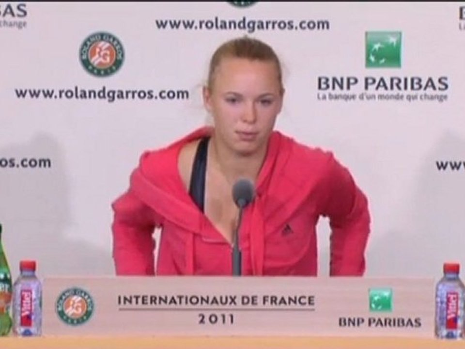 Wozniacki - Hantuchova war besser als ich