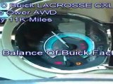 Used 201 Buick LACROSSE For Sale In CT Loaded  One Owner