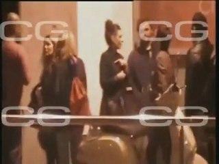 Miren Ibarguren disfruta la noche madrileña