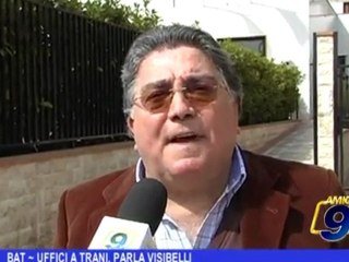 BAT | Uffici a Trani, parla Visibelli