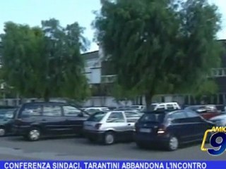 Conferenza sindaci, Tarantini abbandona l'incontro