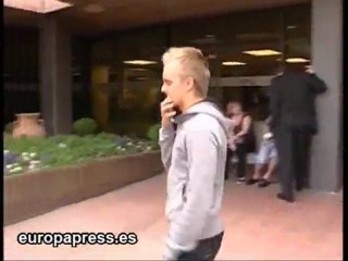 Kovalainen sale a pie del hospital