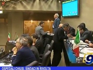 Ospedali chiusi, sindaci in rivolta