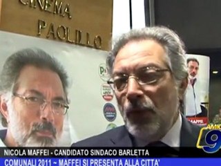 COMUNALI 2011   Maffei si presenta alla città