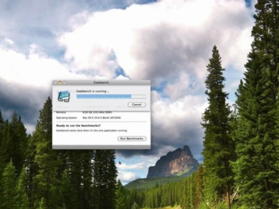 Benchmark test su iMac 27 i7 con Geekbench