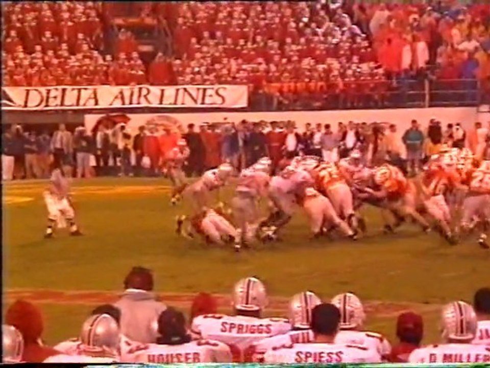 ‎1.1.1996 Orlanda Florida Citrus Ball btw. Ohio State Buckeys and Tennessee Vols Final Score Tennessee 20, Ohio State 14.