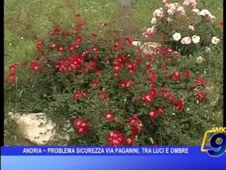 Andria | Problema sicurezza Via Paganini tra luci e ombre