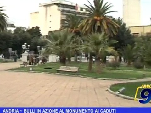 ANDRIA | Bulli in azione al monumento ai caduti