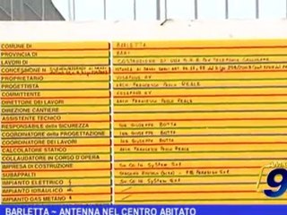 BARLETTA | Antenna nel centro abitato
