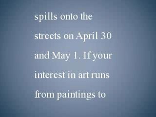 2011 Mission Federal ArtWalk Paints Little Italy, April 30 & May 1