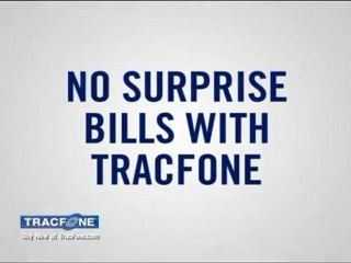 Tracfone has no surprising bills