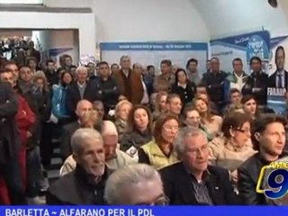 BARLETTA | Alfarano per il PDL