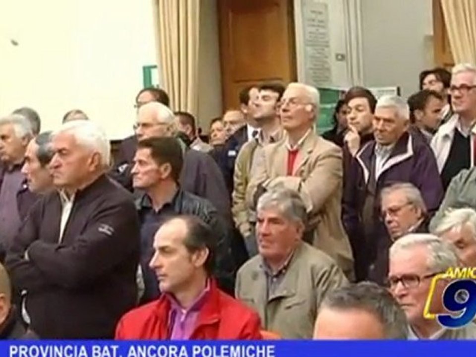 Provincia BAT, ancora polemiche