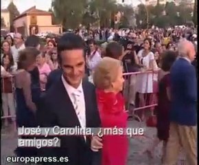 José Bono en la boda de su hermana
