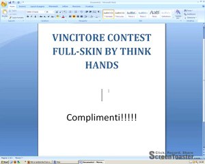 Estrazione Contest FullSkin By ThinkHands