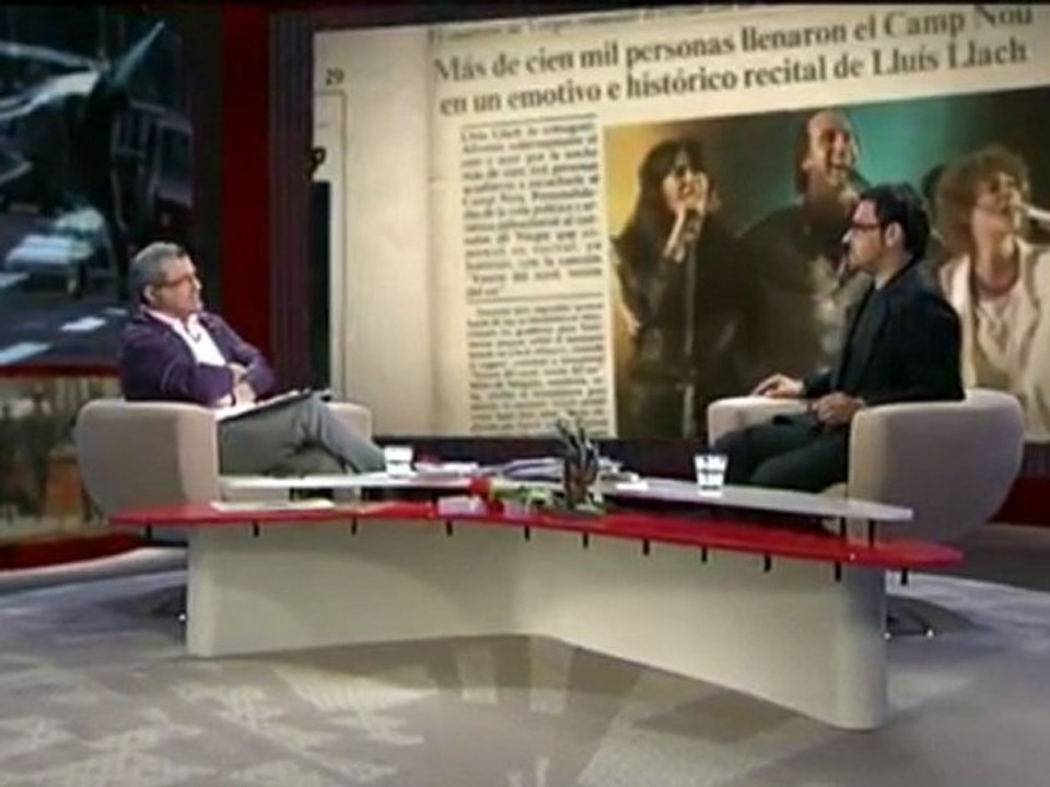 TV3 - Sala 33 - Lluís Danés parla de "Llach: la revolta permanent"