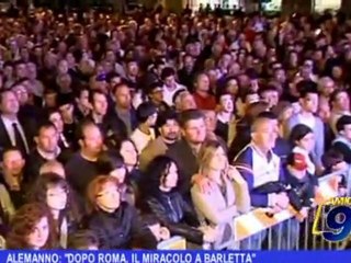 Alemanno | Dopo Roma il miracolo a Barletta