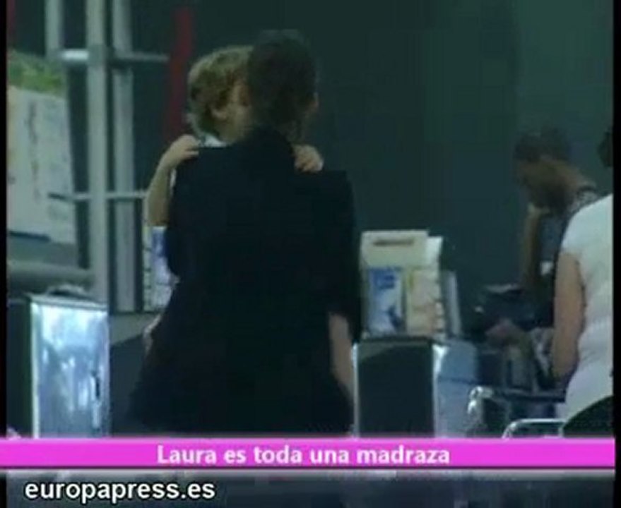 Laura Ponte, vacaciones en familia