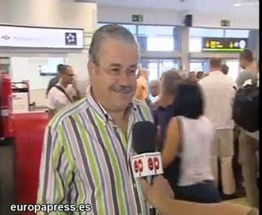 Los viajeros de Barajas están tranquilos