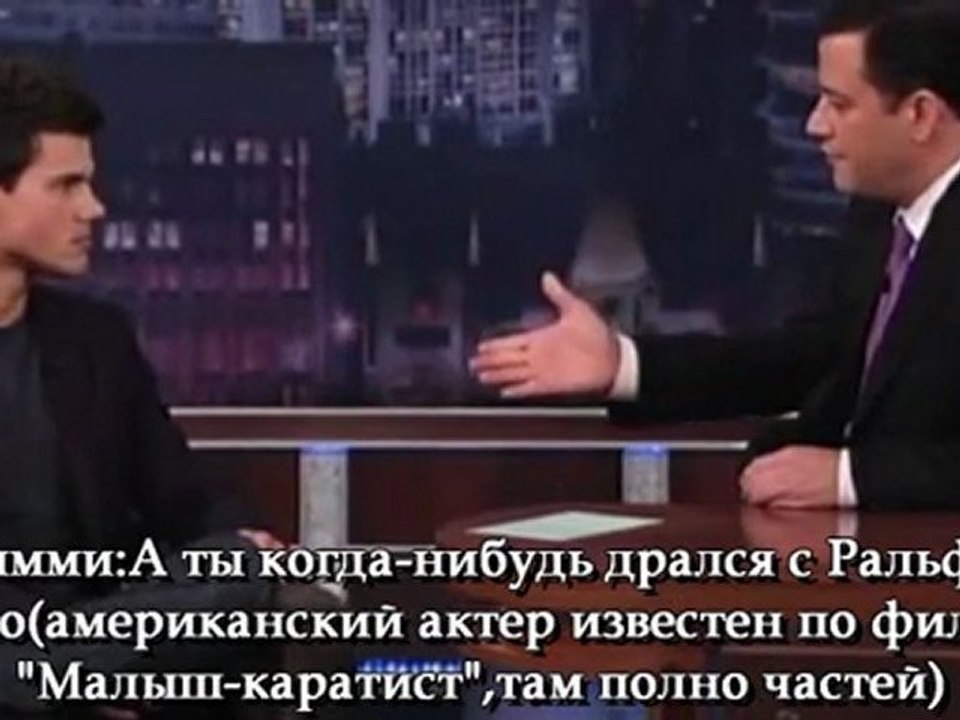Тейлор на шоу Джимми Киммела (русские субтитры) Ч.2