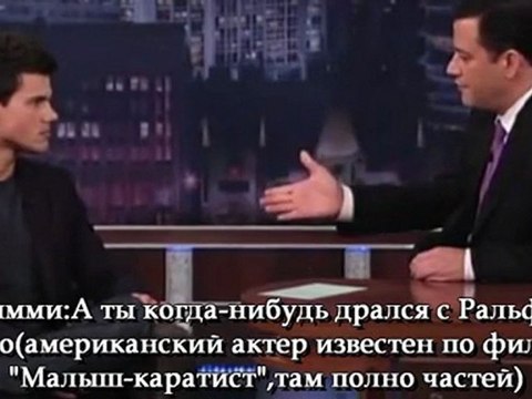 Тейлор на шоу Джимми Киммела (русские субтитры) Ч.2