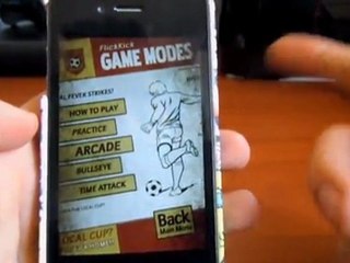 Flick Kick Football iPhone - Recensione