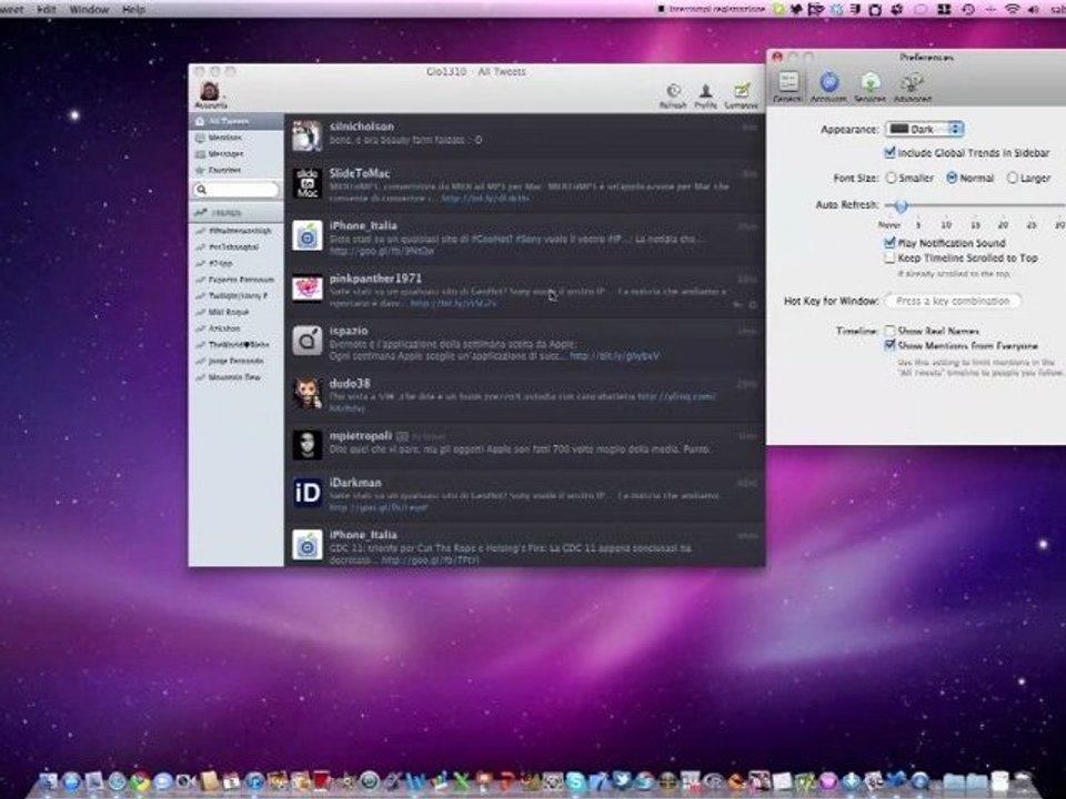 Twitterrific (Mac App Store) - Recensione