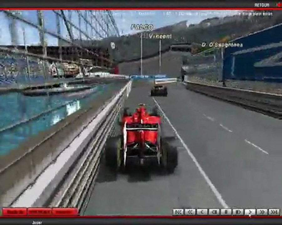 j avais pas vue , vue j ai pas de retro personne me passe a moi