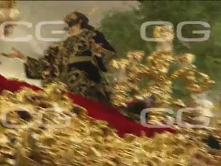 María del Monte llora en la Semana Santa