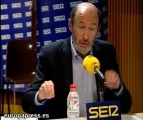 Rubalcaba habla de la situación de Batasuna