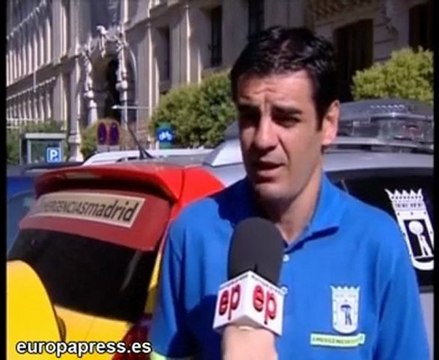 Tres heridos en incendio en Madrid