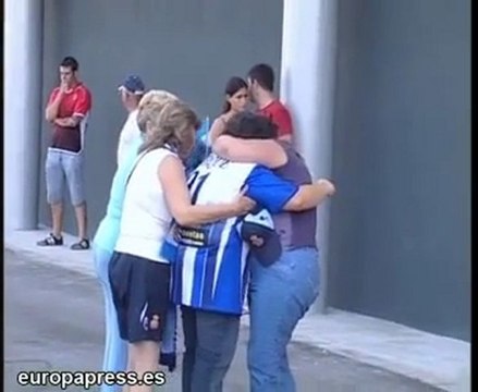 Seguidores del Espanyol homenajean a Jarque