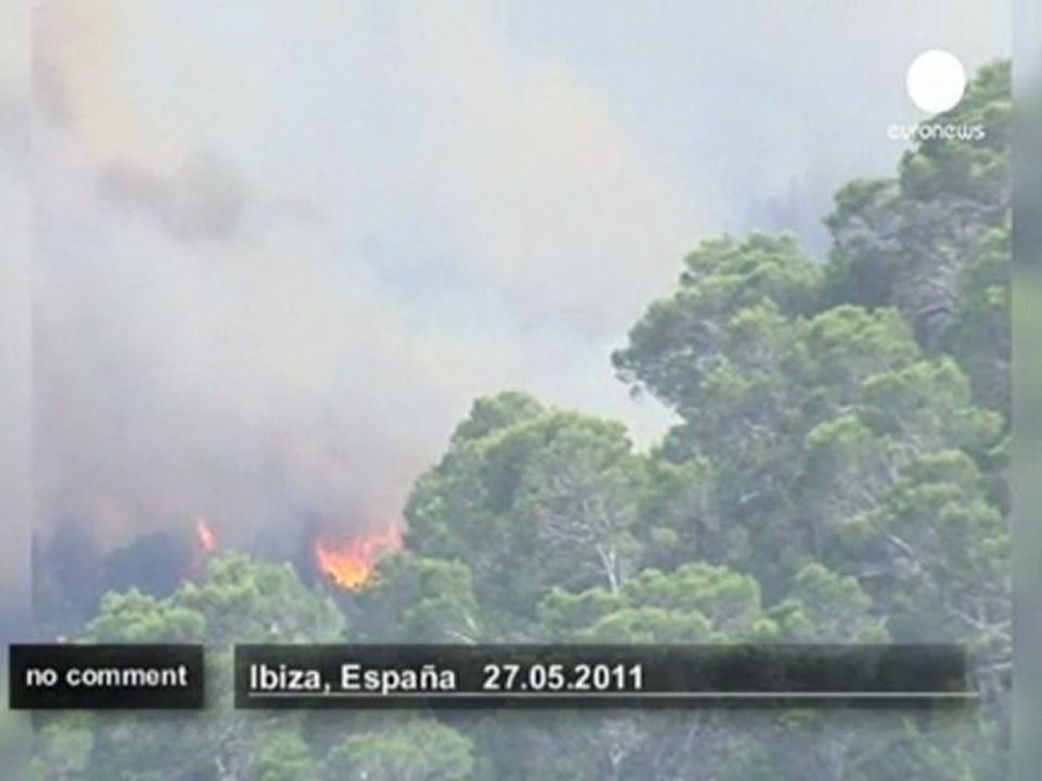 Spain: Ibiza on fire - no comment