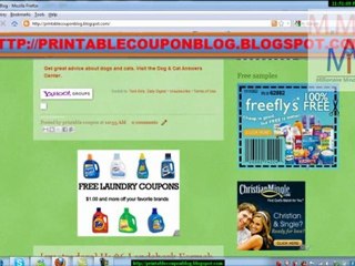 Print coupons at our Printable Coupon Blog