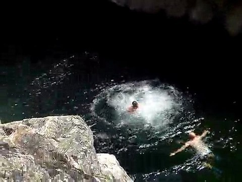 Saut du Pont du Diable - Ardèche - Mai 2011