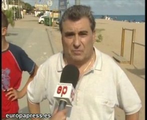 Falsa alarma en una playa de Barcelona