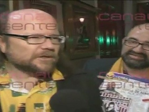 Santiago Segura y 'Mocito feliz' como hermanos