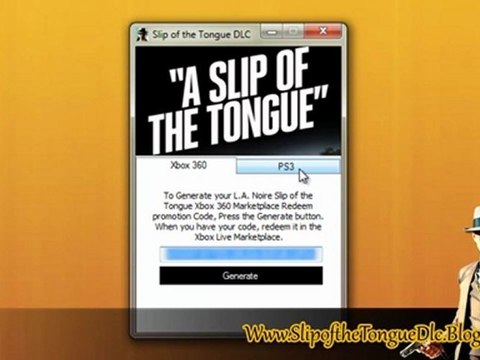 Free L.A. Noire Slip of the Tongue DLC Code
