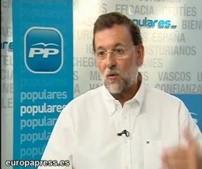Rajoy acusa a Zapatero de generar "confusión"