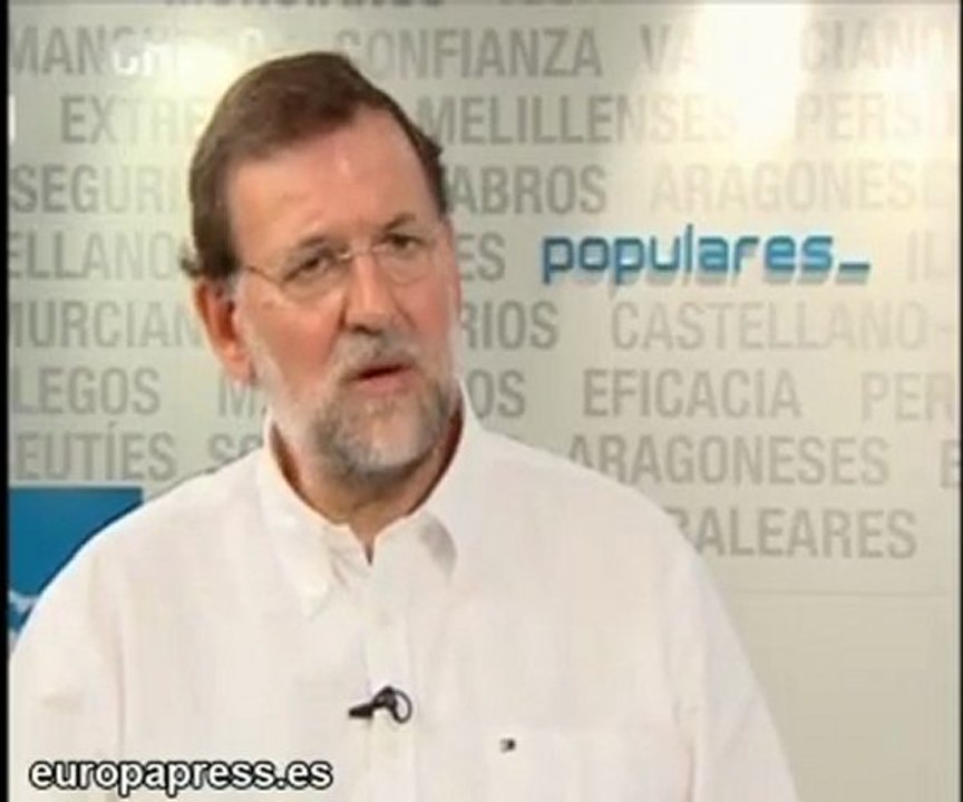 Rajoy pide rápidez con decisión Estatut