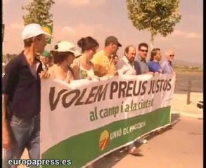 Tractorada por unos precios más justos