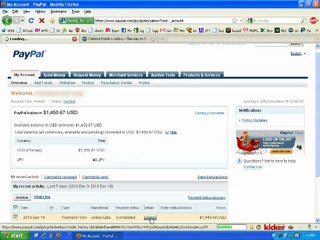 Dailymotion- $1_494.41 Payment to Paypal from Onbux