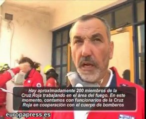 Fuego incontrolado en Grecia