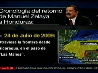 Cronología del retorno de Manuel Zelaya