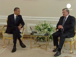 Obama rassicura la Polonia nell'ultima tappa europea