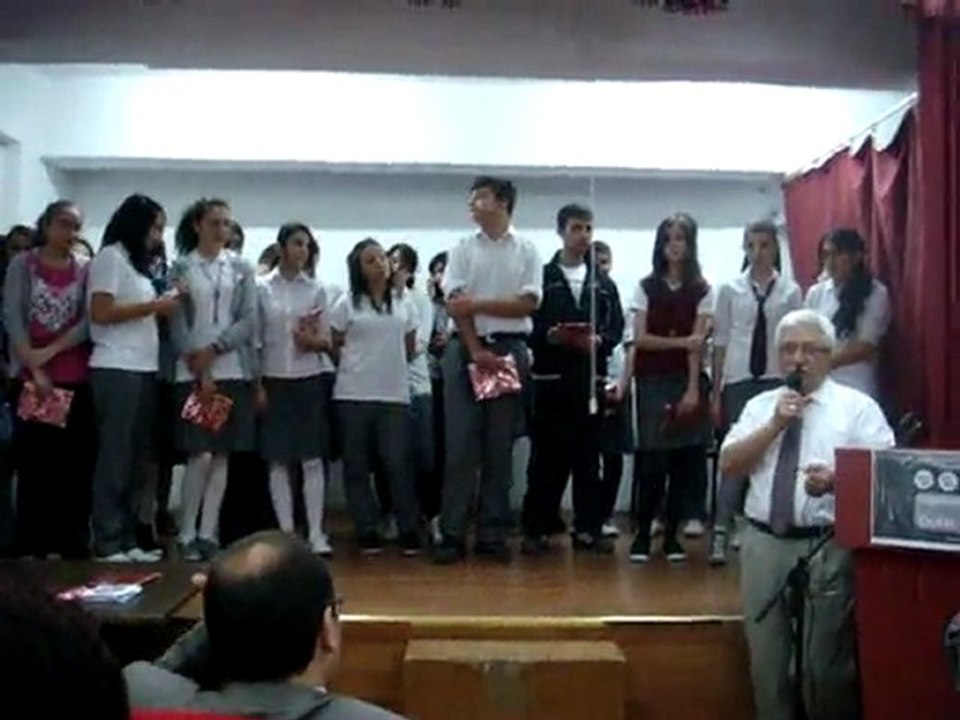 Şiir Yarışmalarına Müdür Beyin Teşekkürü