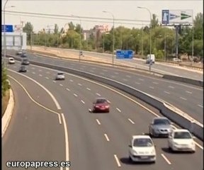 Tráfico fluido a la entrada de Madrid