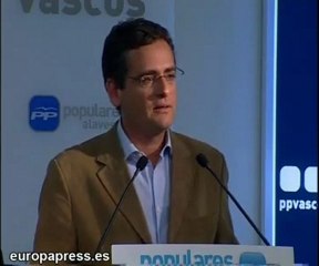 Basagoiti: "Rubalcaba actúa como Ibarretxe"